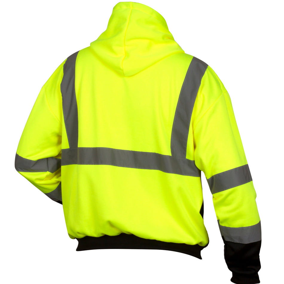 Hi-Vis Full Zip SweatShirt/Hoodie - Type R Class 3