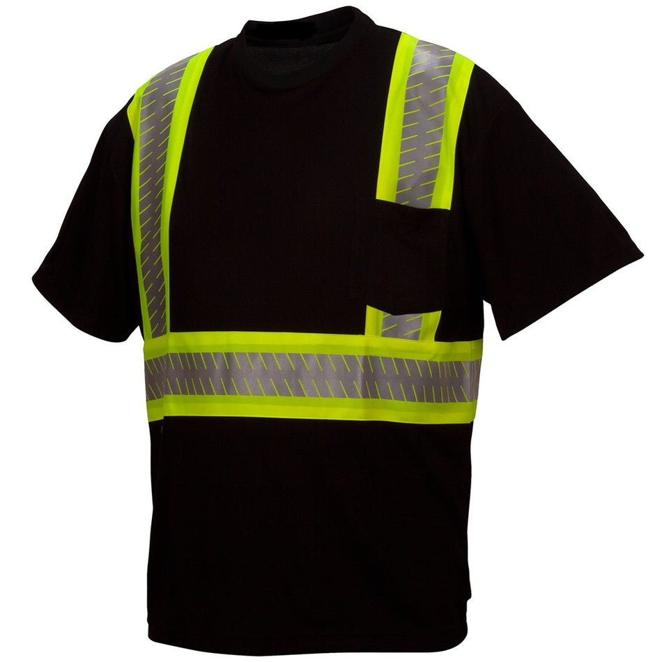 Type O Lightweight polyester moisture-wicking t-shirt - Black