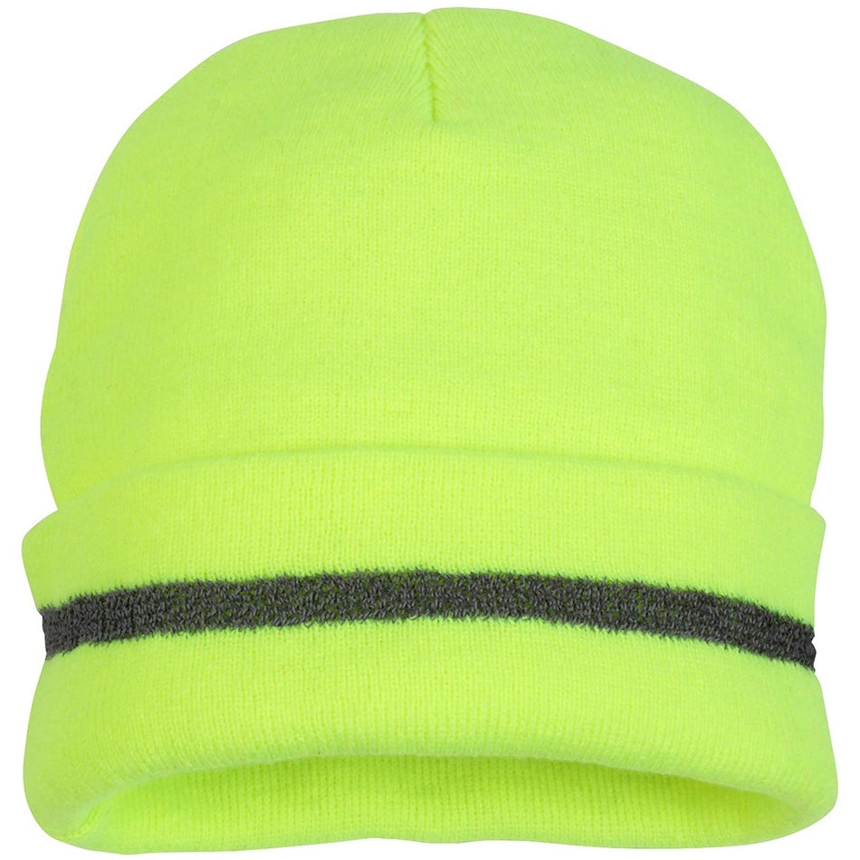 Hi-Vis Lime Knit Cap