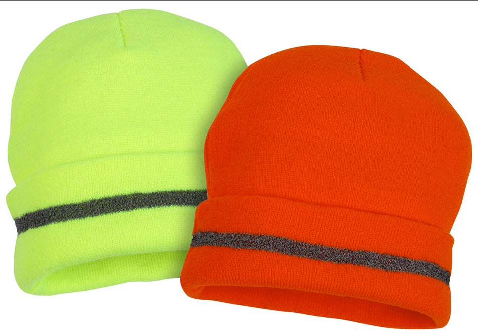 Hi-Vis Lime Knit Cap