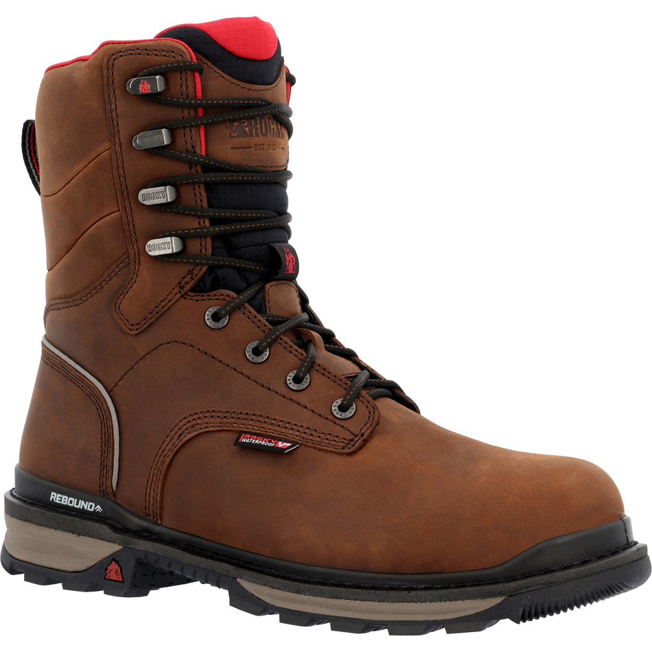 Rocky Rams Horn Waterproof Composite Toe 8 inch Work Boot