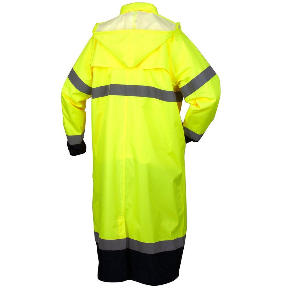 Premium Hi-vis Rainwear Trench Coat